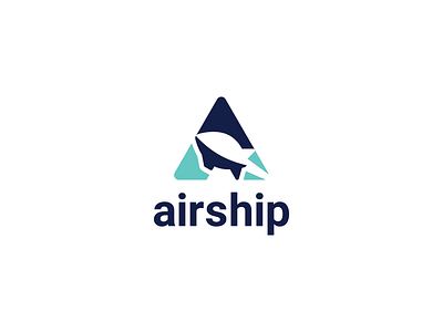 Airship Logo branding logo symbol tech technology