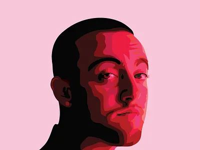 Mac Miller Vector Portrait