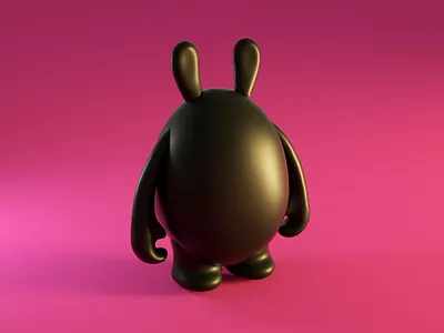 Chocolate Bunny 3d bunny c4d lowpoly mediumvr octane octanerender oculus oculusrift rabbit tolitt