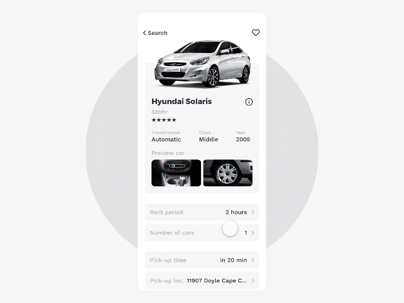 Car ordering process adobexd car app car booking ios mobile order confirmation order form uidesign