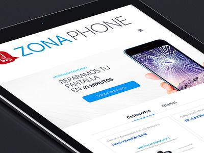 Website - Zona Phone branding design ecommerce interface minimal minimalism responsive type ui ux ux ui web webdesign website wordpress