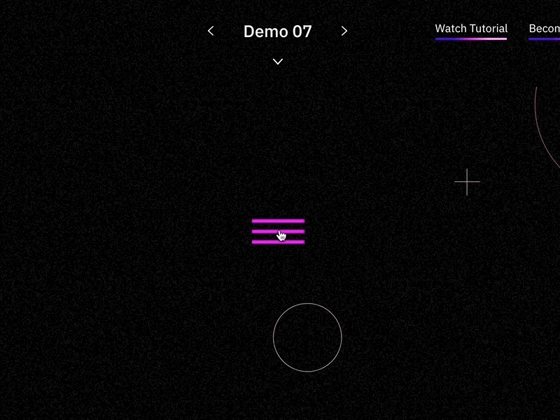 Daily Interaction #7 - Menu Trigger Animation on Click by WebDev For ...