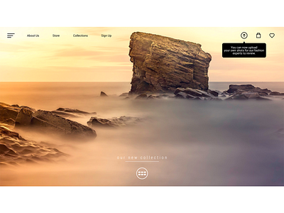 Landing Page Store Idea adobexd animation auto animate dribbble ideas landing page ui ux