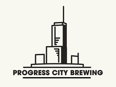 Progress City Brewing branding branding design brewery logo brewing brewing company disney disney world epcot icon