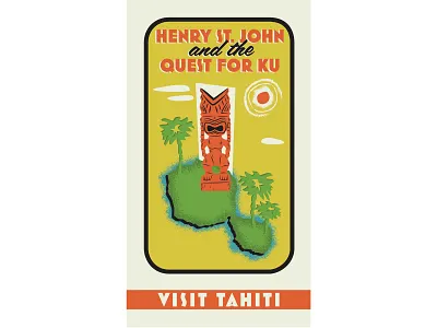Henry St. John design escape room poster poster art tiki vintage vintage inspired