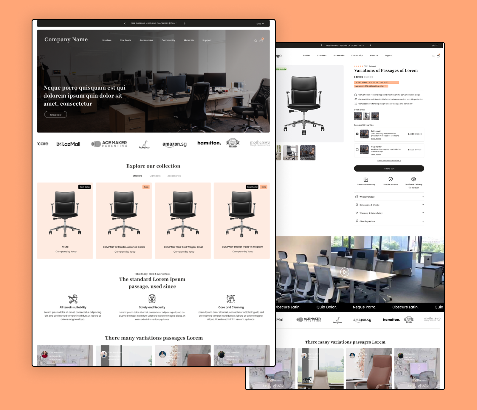 Example of Landing Page Design