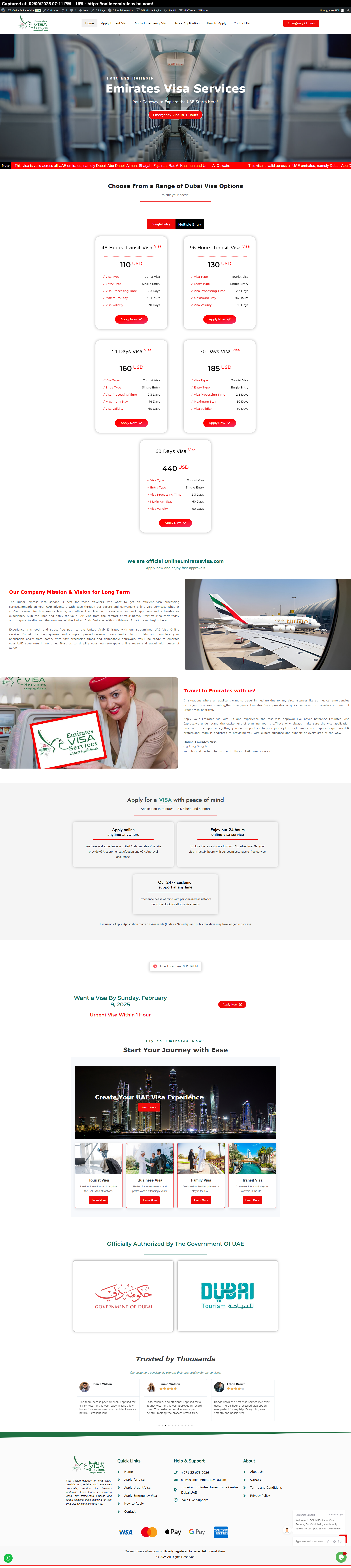 Online Emirates Visa design dubai visa wesbite onlineemirates visa visa visa service website website design
