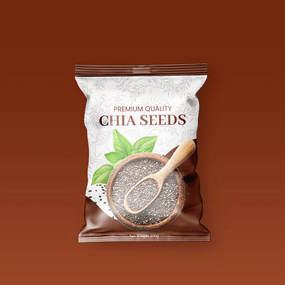 Chia Seed Packaging Design seeds pouch design