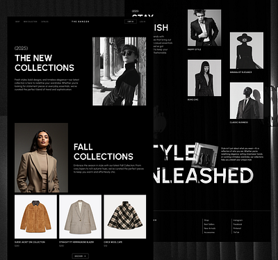 The Banger - Fashion E-commerce Experience creativedesign designagency designinspiration digitaldesign ecommercedesign fashionbrand fashiondesign fashionecommerce landingpage moderndesign uidesign uxdesign webdesign webinspiration