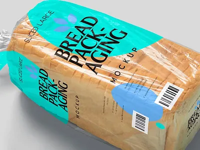 Clear Sliced Bread Packaging Mockups bag bakery branding bread bread packaging mockups clear mock packaging packaging mockups packing plastic polythene sliced sliced bread packaging mockups transparent ups vertical wrapping