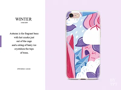 WINTER art illustration season winter