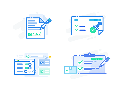 Micro-illustrations illustration ui