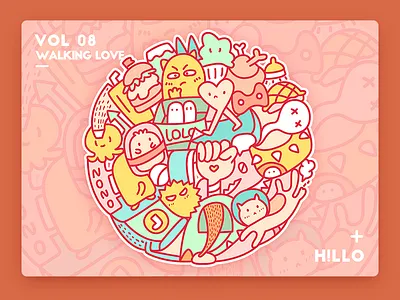 little monster cute flat illustration monster