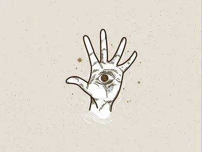 All Seeing Eye all seeing eye art hamsa hand hand icon illustration line palm palmreading