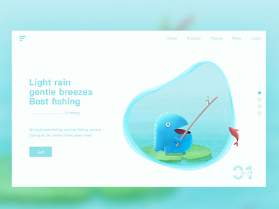 New Shot - Go fishing ui 插图 设计