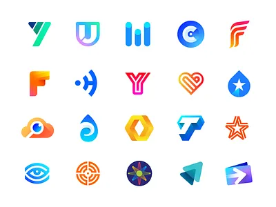 New Logo Collection 2018 (#5) logos, mark, design arrow up rise scale brand identity branding graphic chart stats payment send cloud eye magnifier spy digital pixel tech technology finance fintech switch turn gradient modern ui app hexagon loop 3d 2d high progress gain extra letter y shield u light spotlight hub fame monogram mark symbol icon star mountain drop tear target labyrinth aim shoot wallet fast quick money wifi lines heart infinite