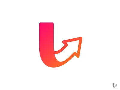L arrow, letter mark monogram, logo design symbol icon a b c d e f g h i j k l m app icon arrow upward rise brand branding mark burn burning fire energetic gradient smart fast up growth for sale icon icon logo logotype j l l monogram letter letter mark logomark monogram n o p q r s t u v w x y z simple geometric dynamic symbol unused proposal buy