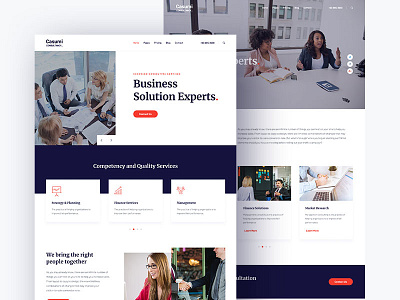 Casumi Business Consultancy clean creative design modern responsive startup ui unique