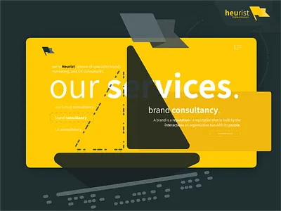 Our Services. Exploring some design ideas. agency branding branding agency design flat heurist heurist the brand developers illustration marketing agency minimal ui ux vector