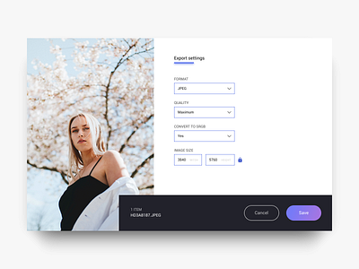 Daily UI: #007 Settings 007 daily100 dailyui dayliui007 design export photoshop effect settings ui uidesign userinterface web