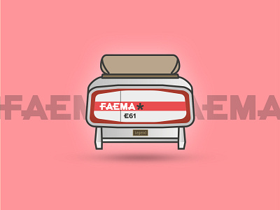 Faema E61 Legend - Espresso Series caffeine coffee espresso faema e61 illustration legend machines series