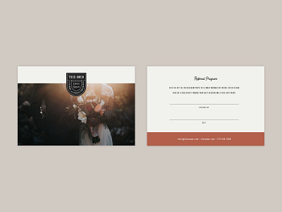 Theo Owen Referral Program Card branding collateral design icon illustration logo photographer portrait photographer referral program referral program card san serif script serif stationery swoone typography watermark wedding photographer