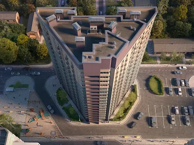 Residential house Visualization 3D 3d 3d art 3d artist architectural visualization architecture environment house residential visualiser visualization