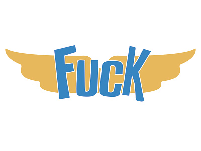 Flying Fuck branding design sketch vector