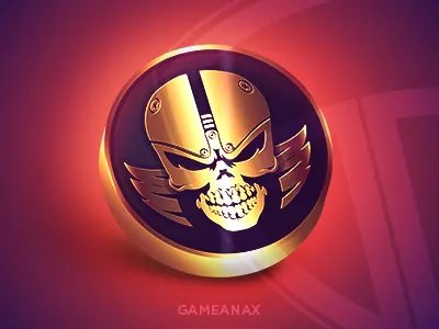 Skull Coin cardgame coin goldcoin icon logo pokergame skull