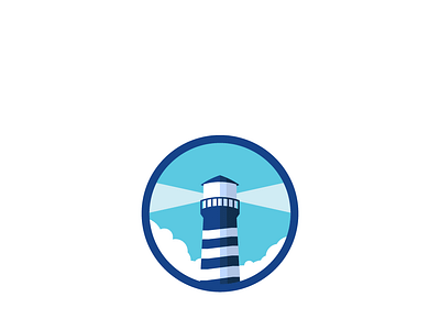 Lighthouse blue lighthouse ocean sea