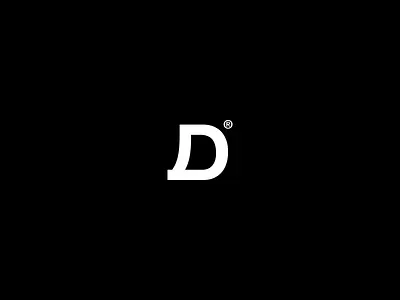 D&D symbol animation black circle clean concept design illustration illustrator letter logo logotype minimal music play simple symbol type typography vector word