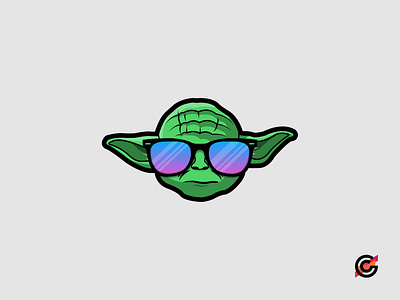 Yoda - Illustration 2d art branding clean contrast debut design disney flat icon illustration logo logotype newpost pop culture portfolio star wars ui ux vector