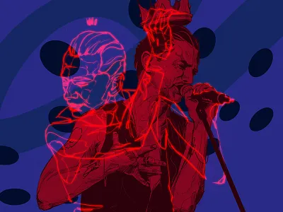 Depeche Mode art artwork drawing face illustration portrait