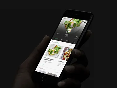 Thanky food layout minimalist minimalistic mobile mobile app mobile app design