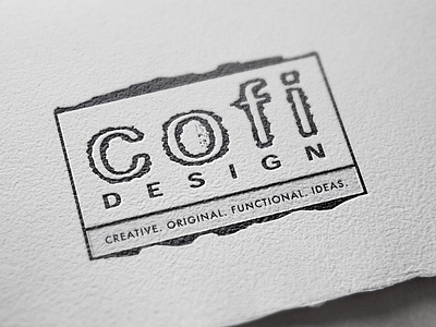 Cofi Design Brand branding logo typography