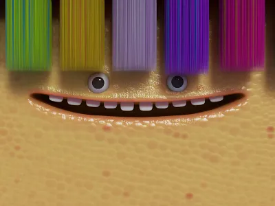 Mr Rainbow 3d adventure blender characters cycles design illustration low polly