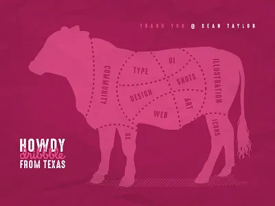 Howdy From Texas design illustration texas ui ux vector web
