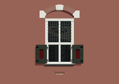 Staalstraat adobe amsterdam architecture building design graphic graphic design illustration illustrator of vector window windows