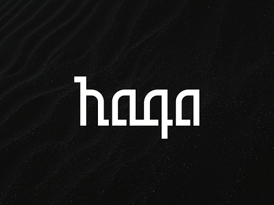 Haqa Clothing Logo brand branding clothing logo design letterform logo logo design monochrome typography design typography logo