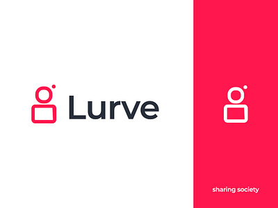 Lurve brand and identity branding branding design corporate branding dating dating app design flat flat design icon identity logo logo a day minimal app minimalism minimalist design mobile society ui ux vector