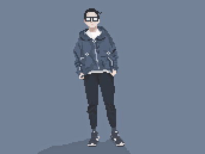 Monday Sporty - EverydayOutfits Collection pixel art