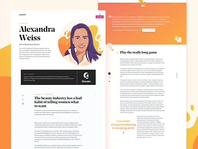 Data & The Modern CMO brand data editorial illustration marketing site design