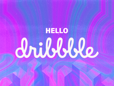 Hello Dribbble design hello dribbble illustration invites jonas pelzer