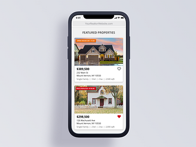 Property Cards cards property cards real estate real estate tech ui ux ui design