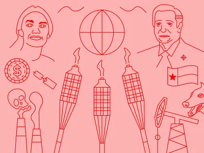 Election 2018 Illustration(s) election greyhound politics ted cruz tiki torch zodiac