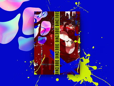 Dangerous art colors design illistration inspiration music poster