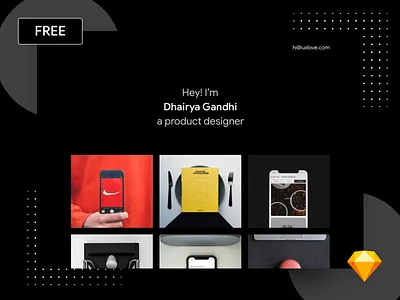 Minimal Portfolio: Sketch Freebie clean freebie minimal onepage portfolio sketch