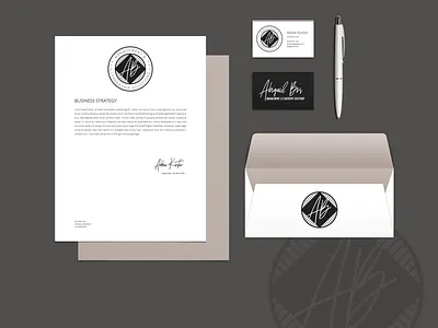 Abigail Bos Branding brand mockup branding logo logo design mockup rebrand