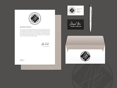Abigail Bos Branding brand mockup branding logo logo design mockup rebrand