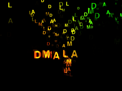 Dmala Streaks 001 animation design typography